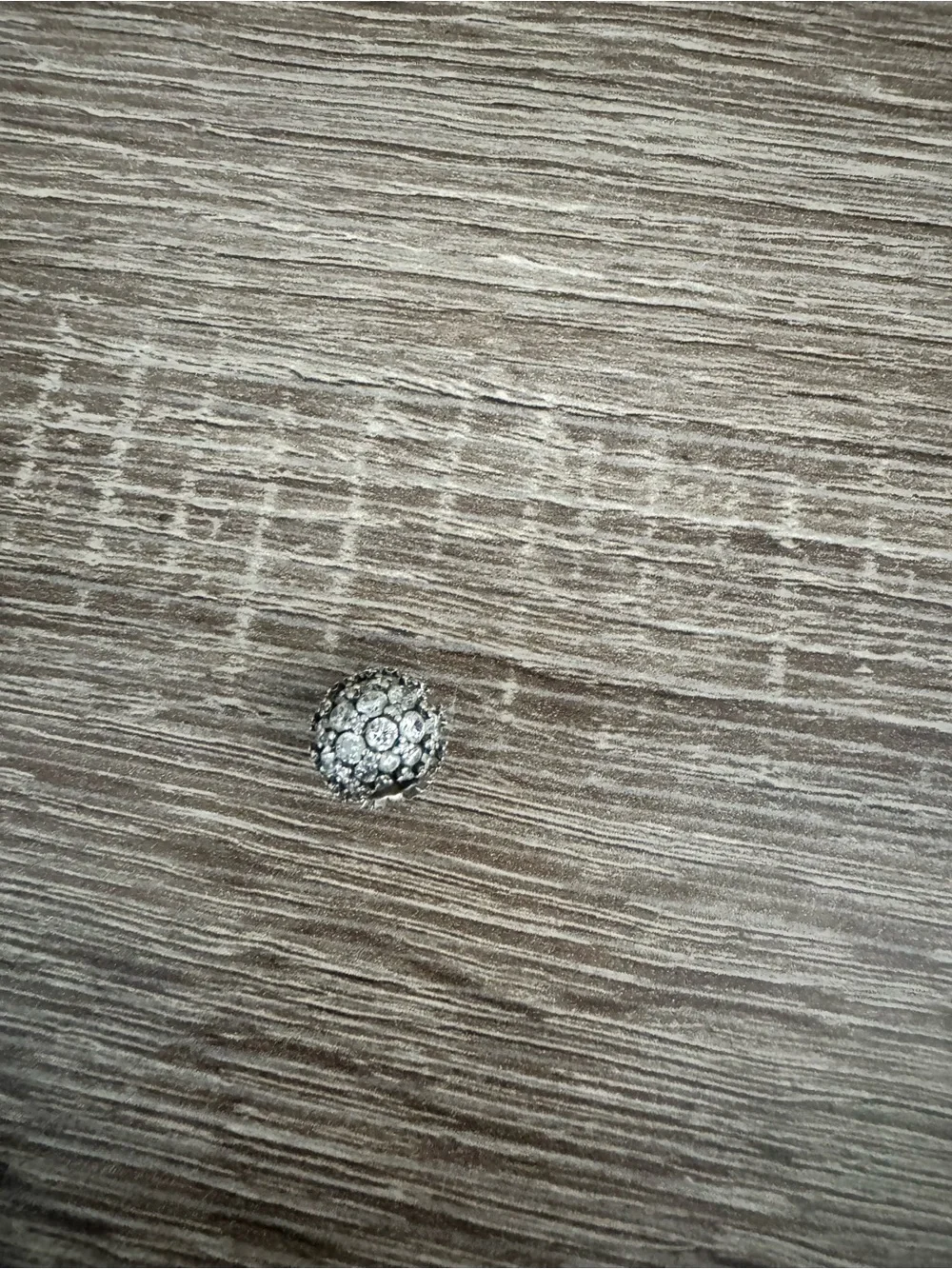 Pandora Sparkling Pave Round Charm